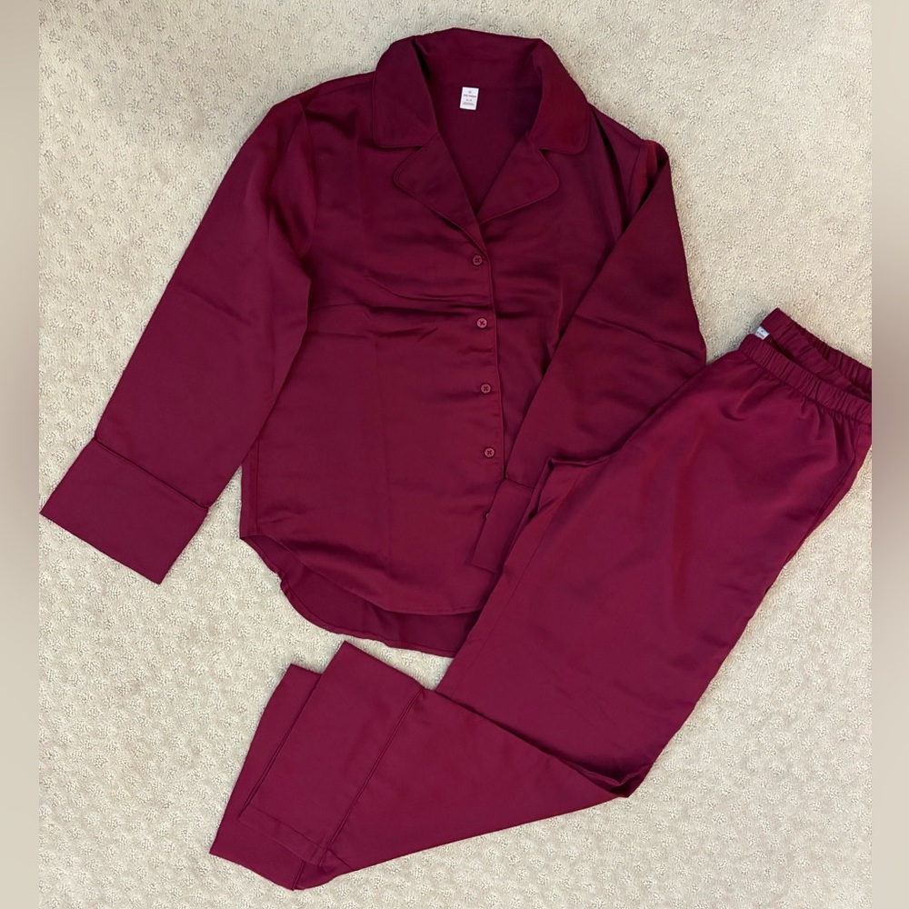 Joe Fresh Maroon Sleepwear Set